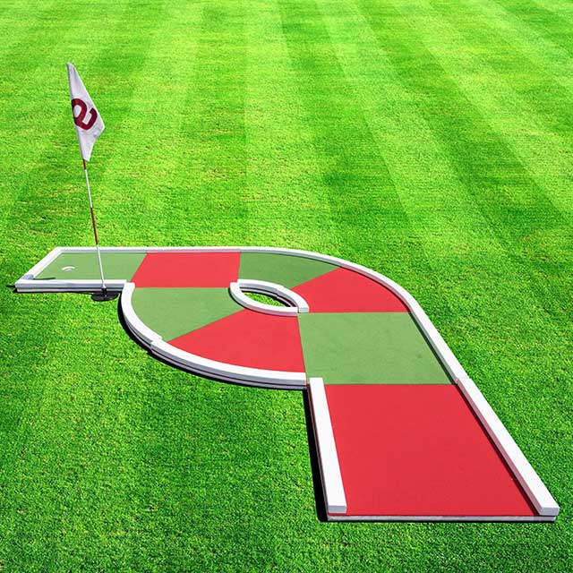 Putt Putt rentals green holes custom letters image